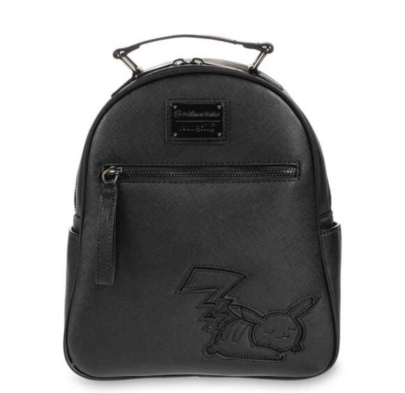 Loungefly Pokemon Pikachu Mini Backpack Black NWT